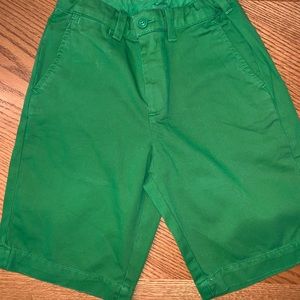 JCrew (Crewcuts) chino green shirts youth 10